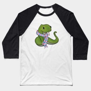 Trans Snake Mascot Baseball T-Shirt